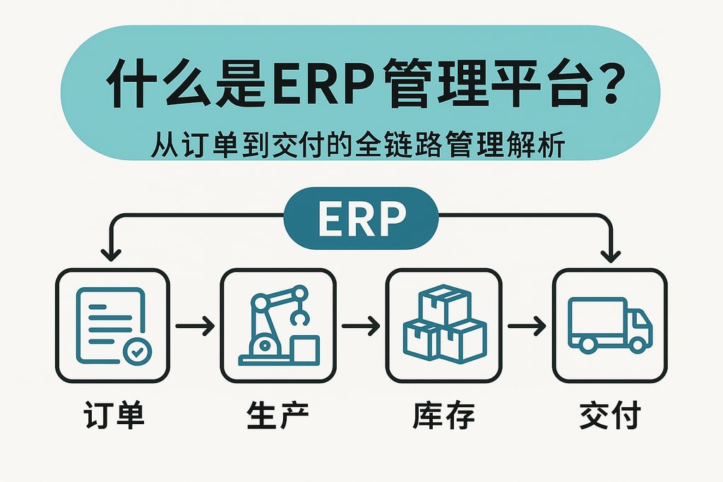 什么是 ERP 管理平台？从订单到交付的全链路管理解析